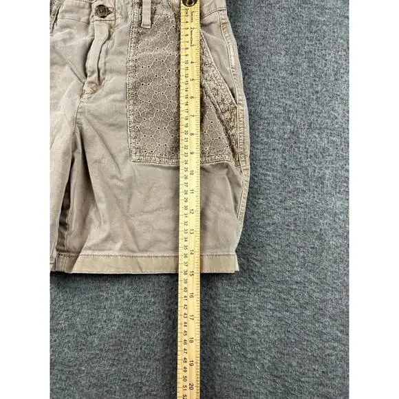 GAP Womens Casual Beige Shorts Size 4 - Picture 7 of 10